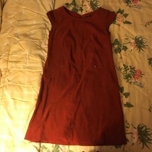 Orange Shift Dress Size 6